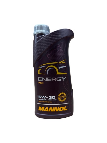 Масло моторное MANNOL Energy 7511 5W30 SN A3/B3 (1л.) синтетическое