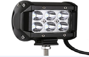 Фара светодиодная дополнительная 6 LED 18W (Балка) 10-30V 90*80*65 ближний