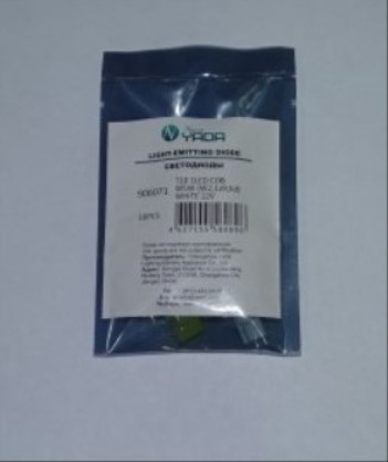 Лампа габарит. 12V W5W T10 1 COB без цок. W2.1x9.5d керамика