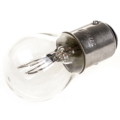 Лампа 2-конт. 24V P21/5W S25 со смещен. цок. по высоте BAY15d