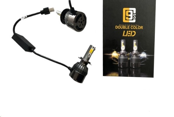 Лампа H11 12V LED 36W/3800LM 6000K 2 шт белый/желтый