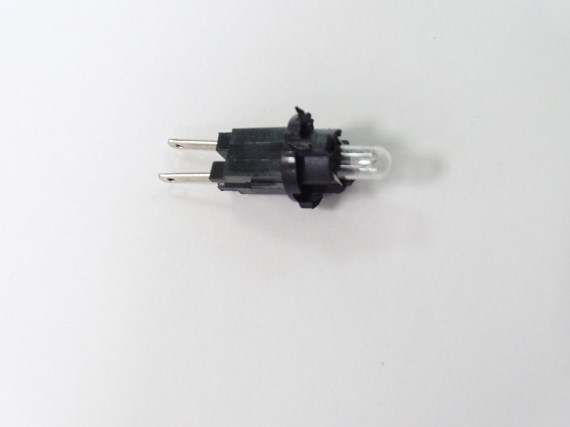 Лампа щитка пр. 12V W1.2W без цок. с патрон. (А12/24-1,2)