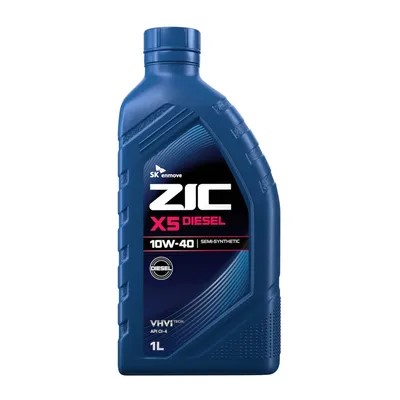 Масло моторное ZIC X5 Diesel 10W40 SL/CI-4 (1л.) полусинтетическое. (диз.)