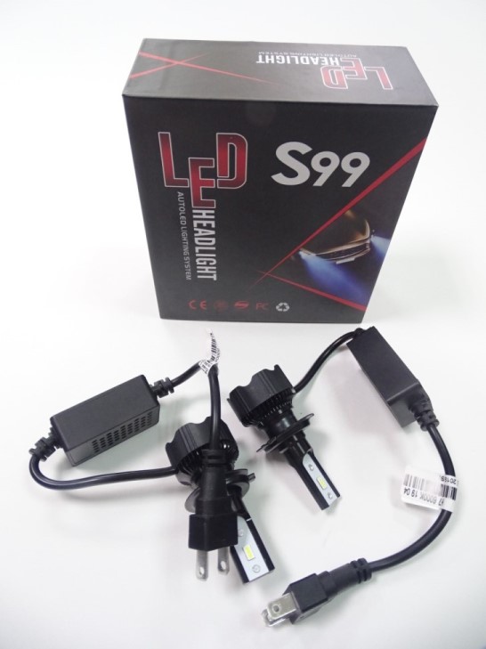 Лампа H7 8-48V LED 6000K/9000LM со стабилизатором 2 шт MINI