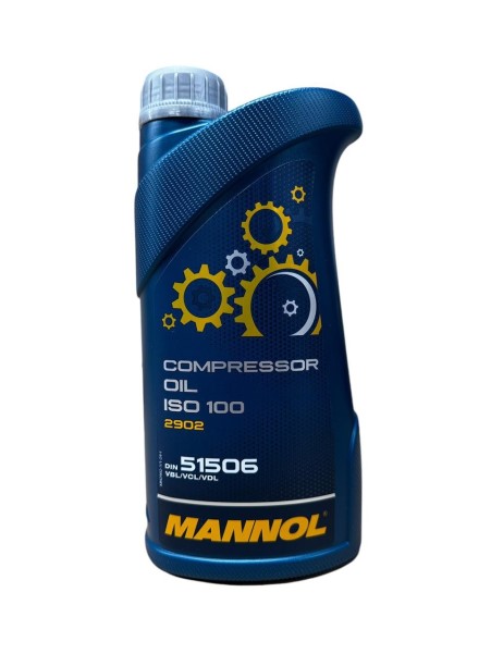 Масло компрессорное Mannol (1 л.) мин. Compressor oil ISO 100