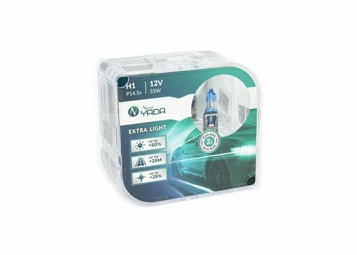 Лампа H1 12V 55W P14,5s набор +50% EXTRA LIGHT