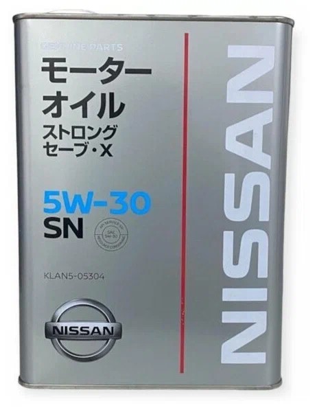 Масло моторное Nissan Strong Save-X 5W30 SN (4л.) синтетическое
