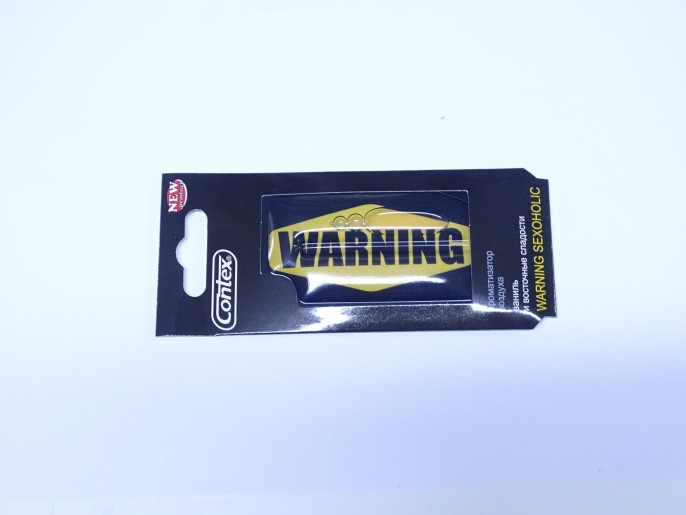 Ароматизатор подвесной гель WARNING SEXOGOLIC Ваниль