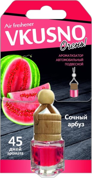 Ароматизатор подвесной БОЧОНОК Freshco Vkusno Арбуз
