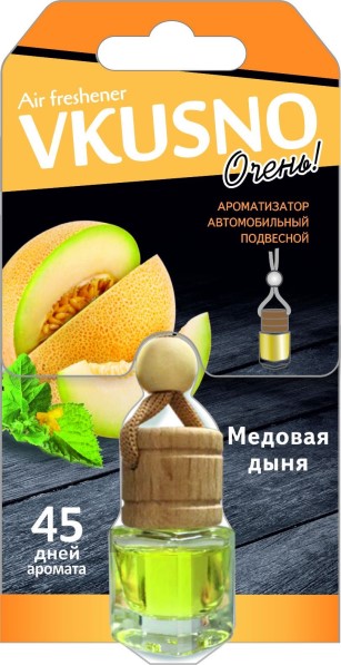 Ароматизатор подвесной БОЧОНОК Freshco Vkusno Дыня