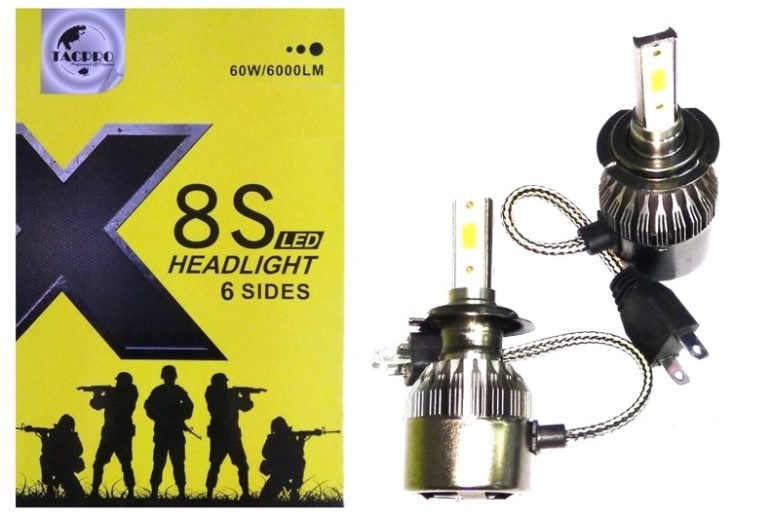 Лампа H11 12V CREE 60W/6000LM 6000К (со встр. вентилятором)