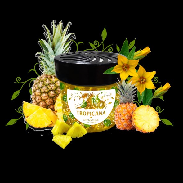 Ароматизатор на панель с гелевыми шариками  Crystalline  Tropicana