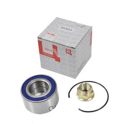 Подшипник ступицы Renault Logan Sandero Lada Largus XRAY Vesta перед. без ABS /гайка+стопор/
