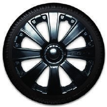 Колпак колеса R13 RS-T черный (в мешке 4 упак)