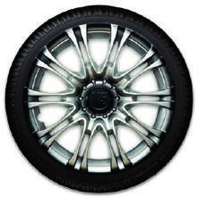 Колпак колеса R16 X5 серебристо-черный 2шт (в мешке 8 упак)