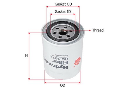 Фильтр гидравлический KATO HC50010 HC1014