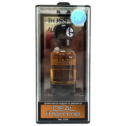 Ароматизатор на дефлектор  BOSS All Black  IDEAL IHomme 13 мл