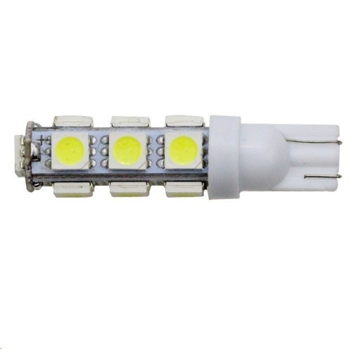 Лампа габарит. 12V W5W T10 13 SMD без цок. W2.1x9.5d