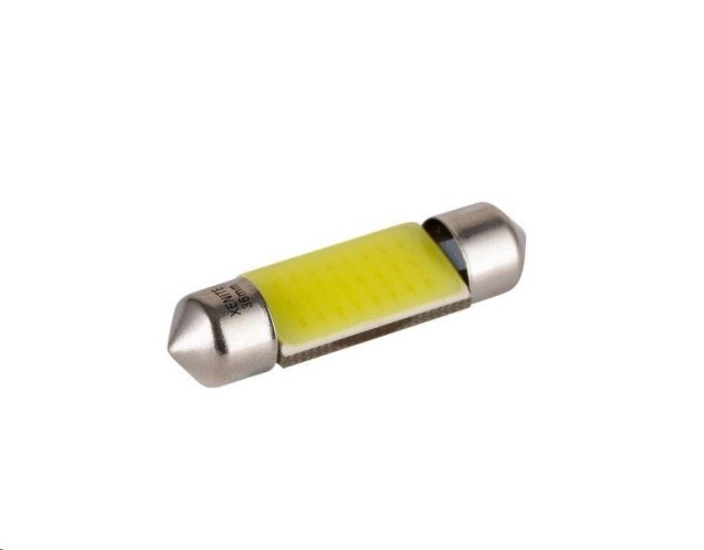 Лампа салонная 12V C5W T11 SV8.5 1 COB 36мм