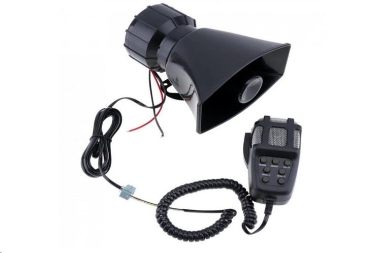 Сигнал звуковой 5-тональный (СГУ) 12V/100W с громкоговорителем (5 видов сигнала)