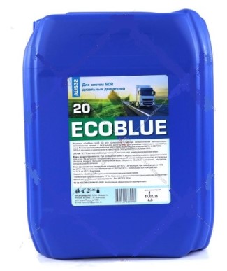 Жидкость для системы дизел. двиг. EcoBlue (20 л) /МОЧЕВИНА/ для систем SCR Евро 4,5,6