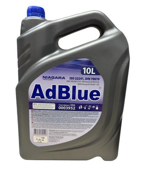 Жидкость для системы дизел. двиг. AdBlue (10 л) /МОЧЕВИНА/ для систем SCR Евро 4,5,6