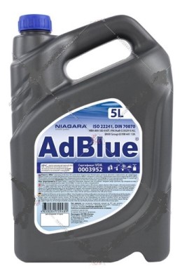 Жидкость для системы дизел. двиг. AdBlue (5 л) /МОЧЕВИНА/ для систем SCR Евро 4,5,6