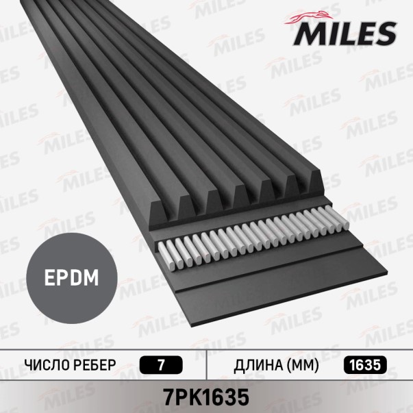 Ремень генератора BMW X5/E39/E38/E53 Land Rover Range Rover /7PK1635/