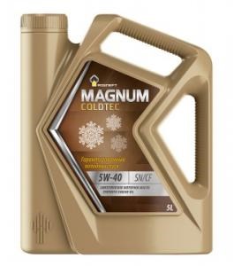 Масло моторное Rosneft Magnum Coldtec 5W40 SN/CF (4л.) синтетическое (бенз., диз.)
