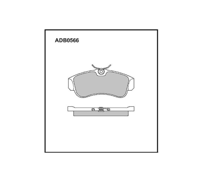 Колодка торм. Nissan Almera N16 до 2006 г. перед.