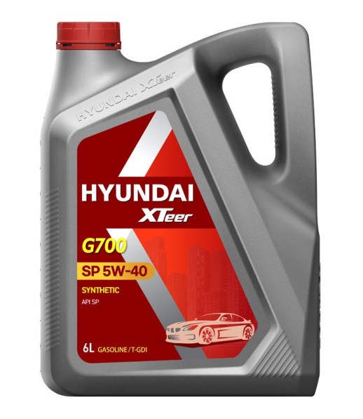 Масло моторное Hyundai/Kia XTeer G700 5W40 SN (6л.) синтетическое (бенз.)