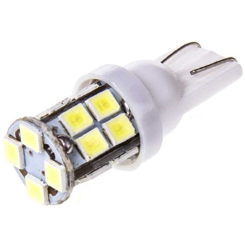 Лампа габарит. 12V W5W T10 20 SMD без цок. W2.1x9.5d (к-т 2 шт)
