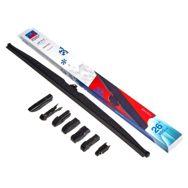 Щетка стеклоочистителя каркасная зимняя 26  65 см Double Force