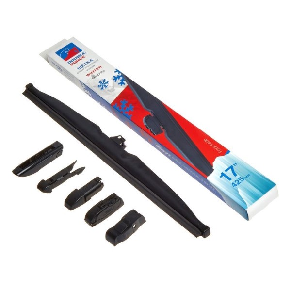 Щетка стеклоочистителя каркасная зимняя 17  42,5 см Double Force