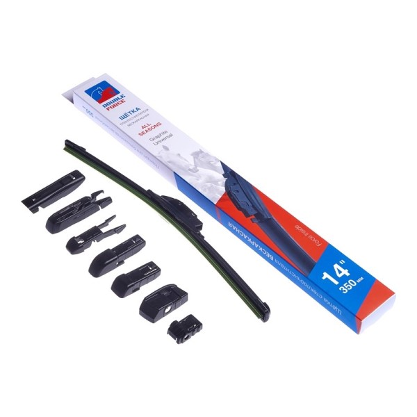 Щетка стеклоочистителя бескаркасная 14  35 см Double Force 7 адаптеров