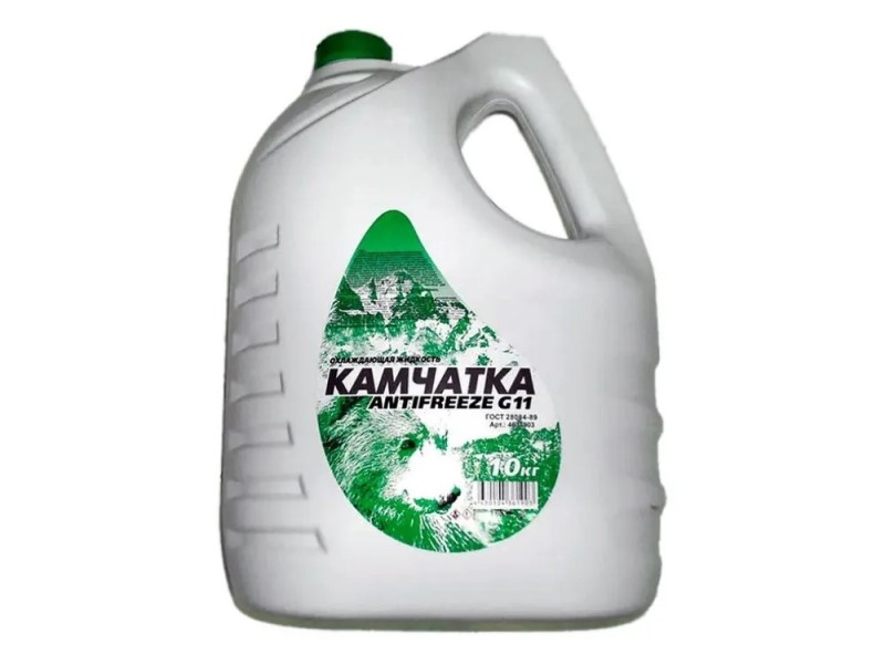 Антифриз  КАМЧАТКА  G-11 -35С (10 кг.) зеленый