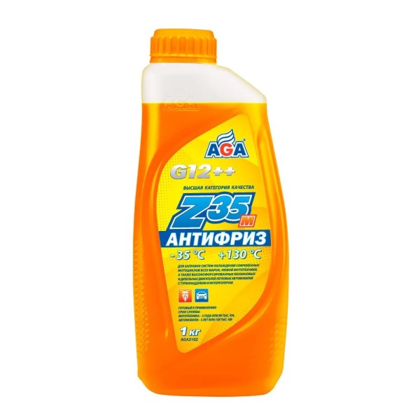 Антифриз  AGA-Z35M G12++  -35С (1 кг.) оранжевый