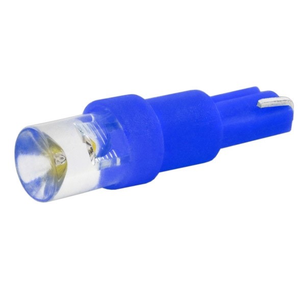 Лампа щитка пр. 12V W1.2W T5 1 LED без цок. W2*4.6d синяя