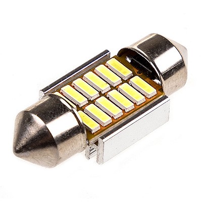 Лампа салонная 12V C5W T11 SV8.5 12 SMD 31мм (к-т 2 шт)