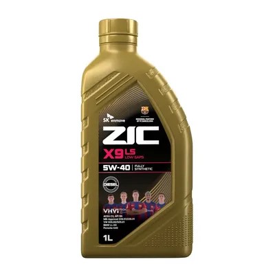 Масло моторное ZIC X9 LS Diesel 5W40 SN/CF C3 (1л.) синтетическое (диз.)