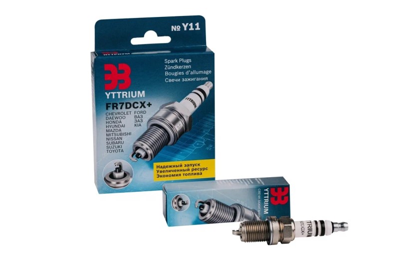 Свечи Энгельс YTTRIUM FR 7 DCX+ /Lada 16 кл., Chery, Chevrolet, Daewoo, Hyundai, Kia, Nissan/ и.у.