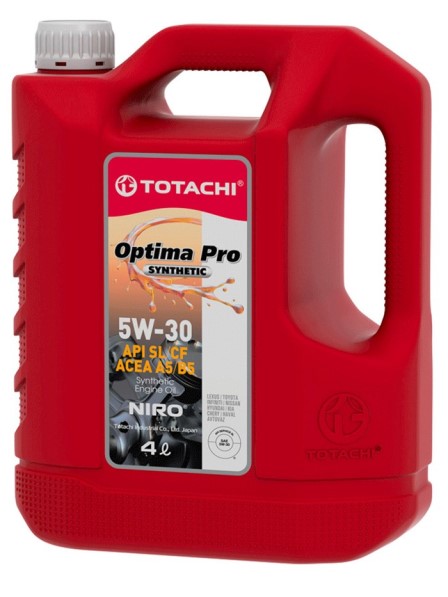 Масло моторное TOTACHI NIRO Optima PRO 5W30 SL/CF (4л.) синтетическое