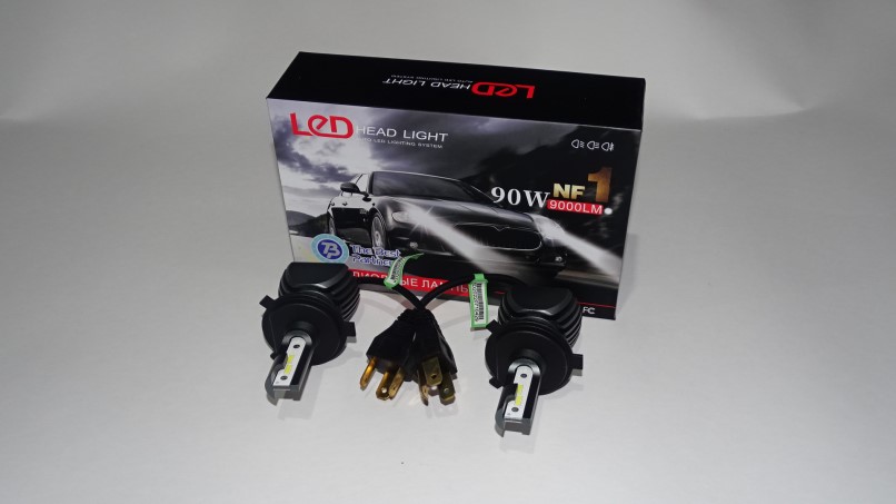 Лампа H4 12-24V LED 90W 9000LM 2 шт