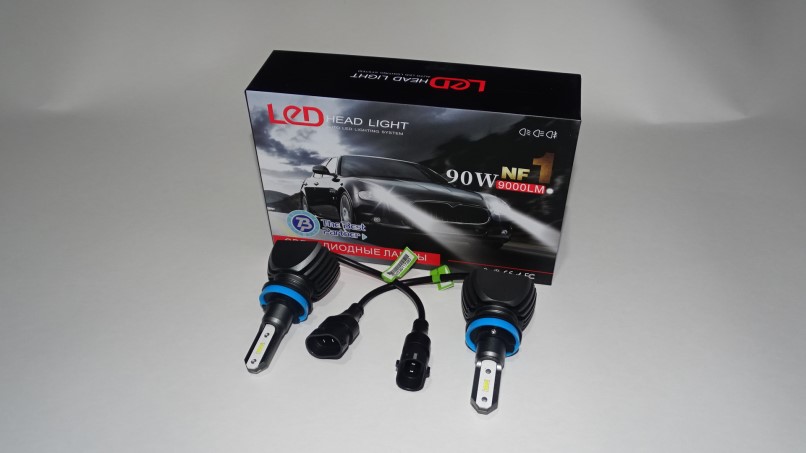 Лампа H11 12-24V LED 90W 9000LM 2 шт