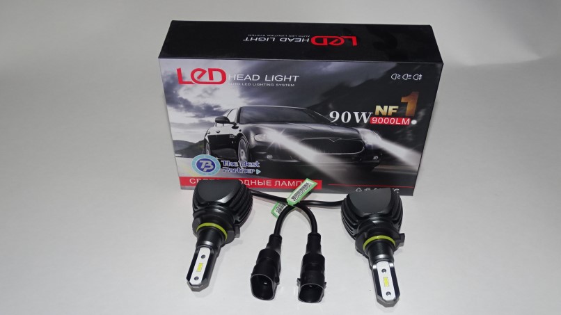 Лампа HB3 12-24V LED 90W 9000LM 2 шт