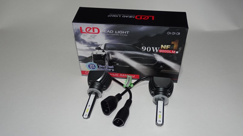 Лампа H27 12-24V/ 880/881 LED 90W 9000LM 2 шт