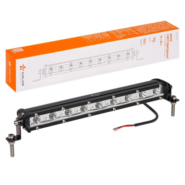 Фара светодиодная дополнительная 9 LED 13,5W (Балка) 12-24V 264*30*47 однорядная, направленный свет
