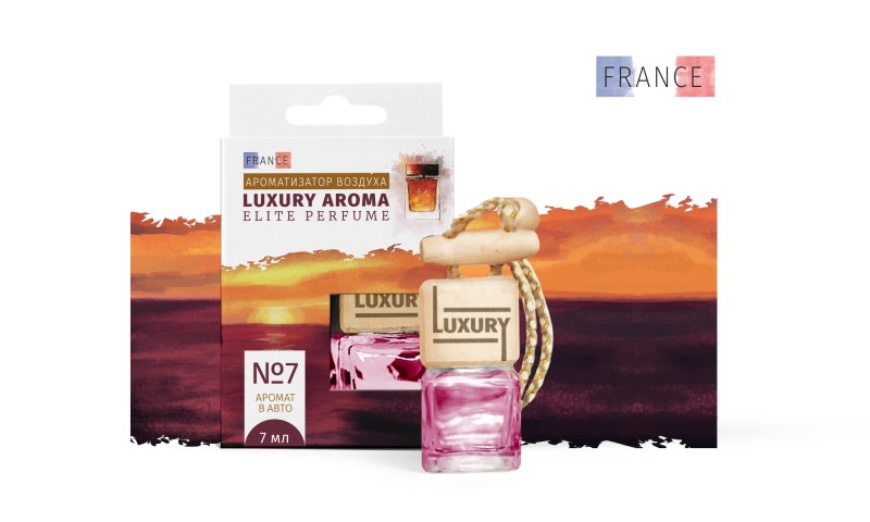 Автопарфюм Luxury Aroma Elite Perfume № 7 (по мотивам Дольче) аромат имбиря и цитруса