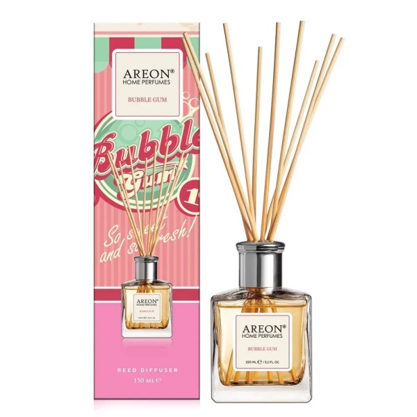 Ароматизатор бытовой 150 мл AREON HOME PERFUME STICKS Бабл Гамм
