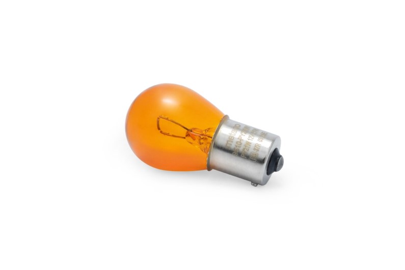 Лампа 1-конт. 12V PY21/5W с цок. BAU15s желтая